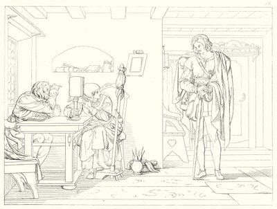 Illusztráció Schiller Lied von der Glocke vagy A harang énekéhez (metszet) alkotó: Friedrich August Moritz Retzsch