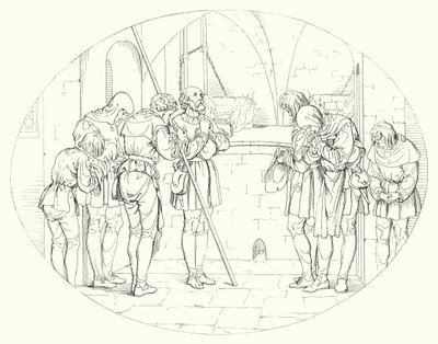 Illusztráció Schiller Lied von der Glocke vagy A harang énekéhez (metszet) alkotó: Friedrich August Moritz Retzsch