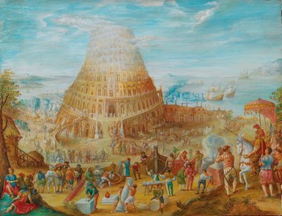Bábel tornya. alkotó: Friedrich Brentel