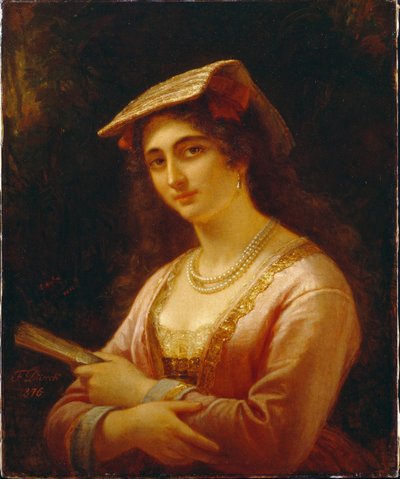 Egy nápolyi nő alkotó: Friedrich Dürck