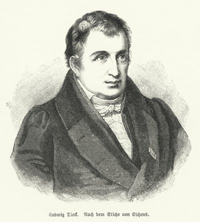 Ludwig Tieck német költő és kritikus (litho) alkotó: Friedrich Eduard Eichens