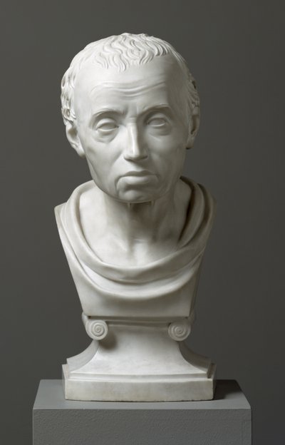 Emmanuel Kant (1724-1804) portréja, 1801 (márvány) alkotó: Friedrich Hagemann