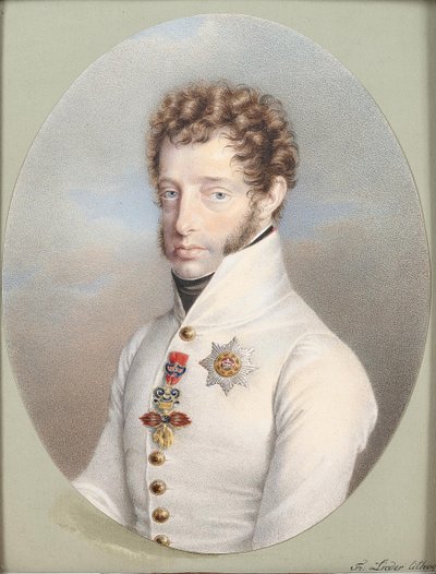 Lajos osztrák főherceg 1784-1864. alkotó: Friedrich Johan Gottlieb Lieder
