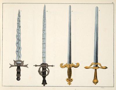 Kardok, lemez a lovagság fejlődésének és szokásainak történetéből, Dr. Franz Kottenkamp, Carl Hoffmann, 1842 alkotó: Friedrich Martin von Reibisch