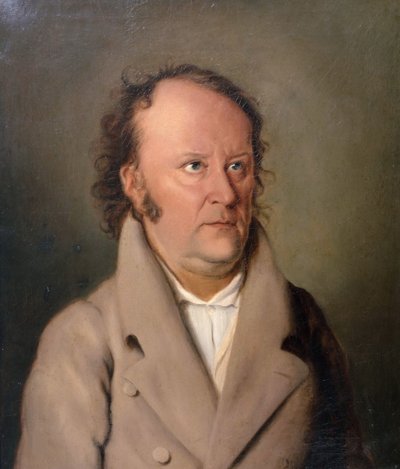 Jean Paul író portréja 1763-1825, 1810. alkotó: Friedrich Meier