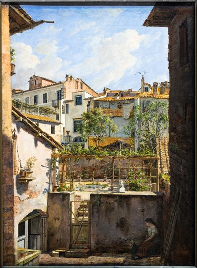 Olasz hátsó udvarok alkotó: Friedrich Moosbrugger