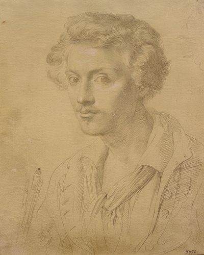 Friedrich Nerly (Selbstbildnis) alkotó: Friedrich Nerly