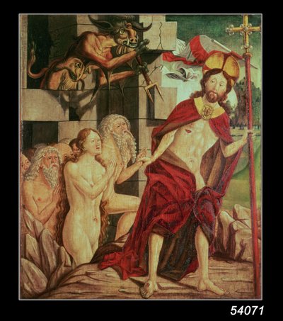 Krisztus a pokolban alkotó: Friedrich Pacher