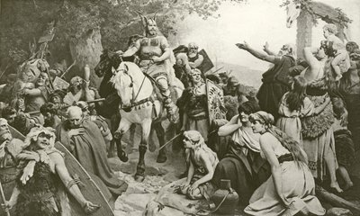 Hermann diadala a rómaiak felett (mélynyomás) alkotó: Friedrich Paul Thumann