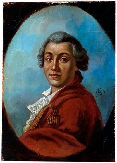 Alekszandr Sumarokov költő portréja, 1798 alkotó: Friedrich Tischbein