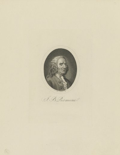 Jean-Philippe Rameau zeneszerző portréja 1683-1764, 1802. alkotó: Friedrich Wilhelm Bollinger