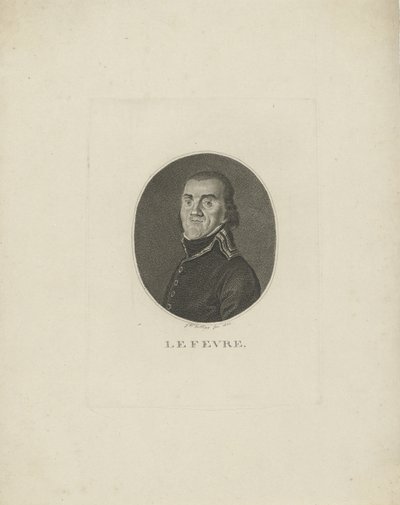 Francois-Joseph Lefebvre tábornok 1755-1820, 1800. alkotó: Friedrich Wilhelm Nettling