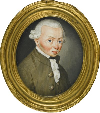 Immanuel Kant portréja 1724-1804, 1765 alkotó: Friedrich Wilhelm Springer