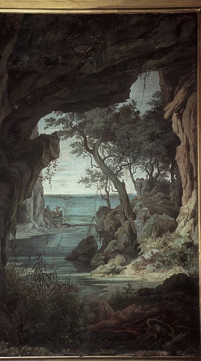 Odüsszeusz érkezése Ithakára, Jelenetek az Odüsszeiából alkotó: Friedrich the Elder Preller