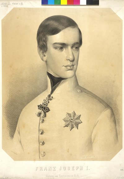 I. Ferenc József osztrák császár alkotó: Friedrich von Amerling