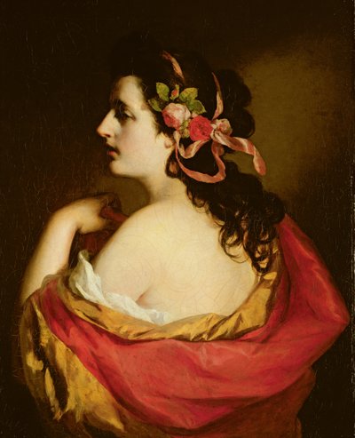 Egy fiatal lány portréja, 1865 alkotó: Friedrich von Amerling