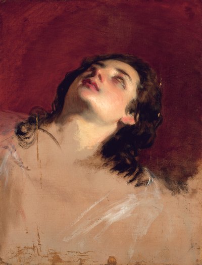 Egy nő fejének tanulmányozása alkotó: Friedrich von Amerling