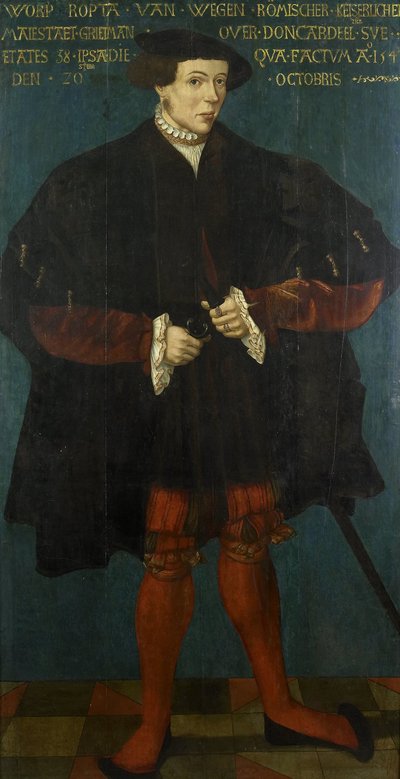 Ropta, Kelet-Dongeradeel főbírójának portréja alkotó: Friese School 1542