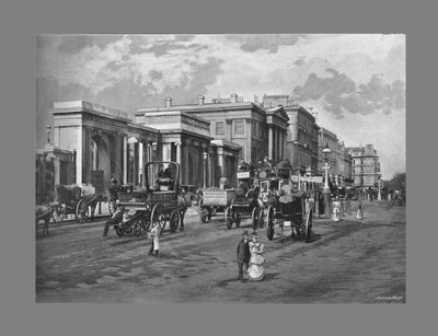 Hyde Park Corner, London, 1900 alkotó: Frith and Co