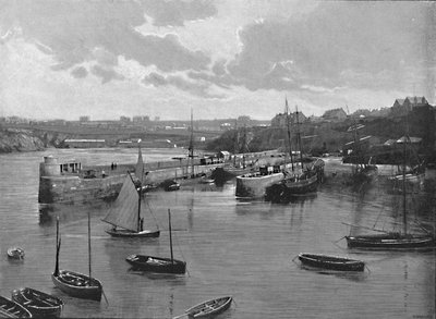 Newquay kikötője, 1896 alkotó: Frith and Co