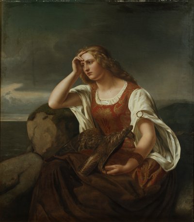 Ingeborg az óceán mellett alkotó: Fritz Jensen