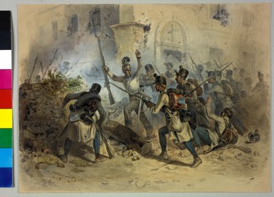 Városi hadviselés 1848 alkotó: Fritz L
