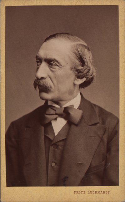 Carl Evers zeneszerző portréja 1819-1875, 1875 előtt. alkotó: Fritz Luckhardt