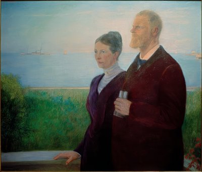 Kettős portré (Woermann) alkotó: Fritz Mackensen