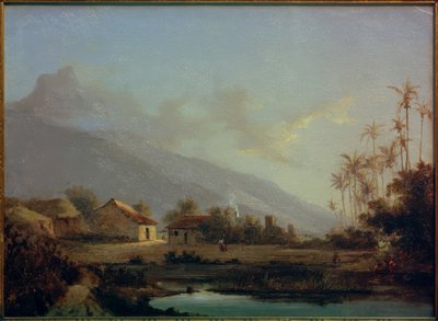 Trópusi táj alkotó: Fritz Melbye