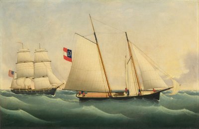 A "Savannah" elfoglalása az "US.S. Perry" által alkotó: Fritz Müller