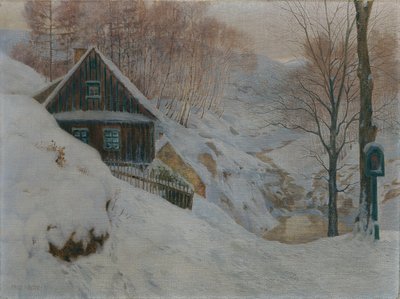 A Seebachtal Franzensbad mellett alkotó: Fritz Pontini