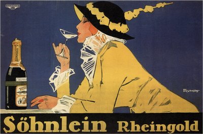 habzóbor reklámja Sohnlein Rheingold alkotó: Fritz Rumpf