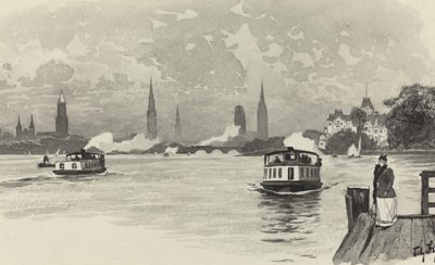 Külső Alster alkotó: Fritz Stoltenberg
