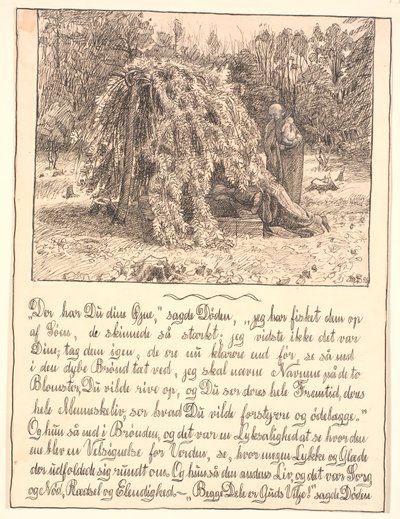 Ott van a szemed mondta a Halál... alkotó: Fritz Syberg