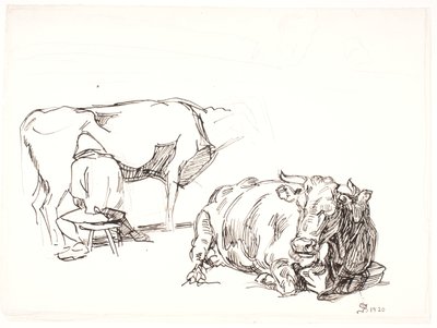 Fejés alkotó: Fritz Syberg