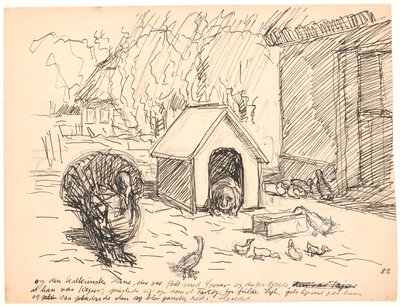 És a pulykakakas... alkotó: Fritz Syberg