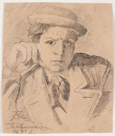 Önarckép alkotó: Fritz Syberg