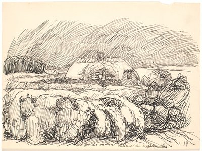 Túl a bokrok között... alkotó: Fritz Syberg