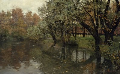 Őszi nap az Akerselva mellett alkotó: Fritz Thaulow