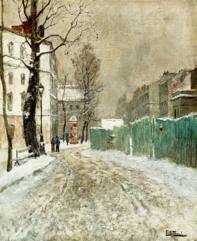 Back Street, Montmartre, alkotó: Frits Thaulow