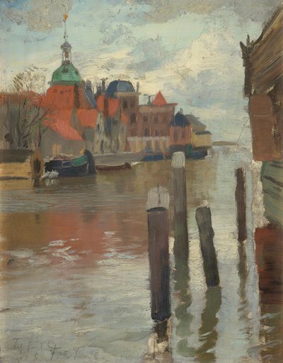 Dordrecht alkotó: Fritz Thaulow