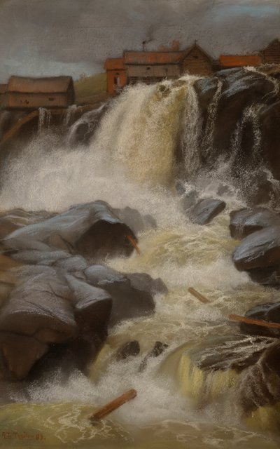 Haug elesik, Modum alkotó: Fritz Thaulow