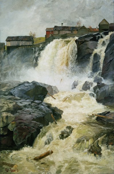 Haug elesik, Modum alkotó: Fritz Thaulow