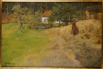 Szénaverés, Stord, 1889 alkotó: Frits Thaulow