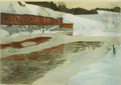 Lysaker folyó alkotó: Fritz Thaulow