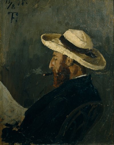 Fredrik Collett portréja alkotó: Fritz Thaulow