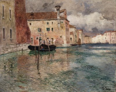 Velence, 1899 körül (olaj, vászon) alkotó: Fritz Thaulow