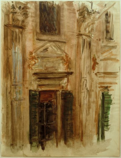Architektur Studium alkotó: Fritz von Uhde