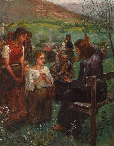 Hegyi beszéd alkotó: Fritz von Uhde