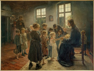 Hadd jöjjenek hozzám a gyerekek alkotó: Fritz von Uhde